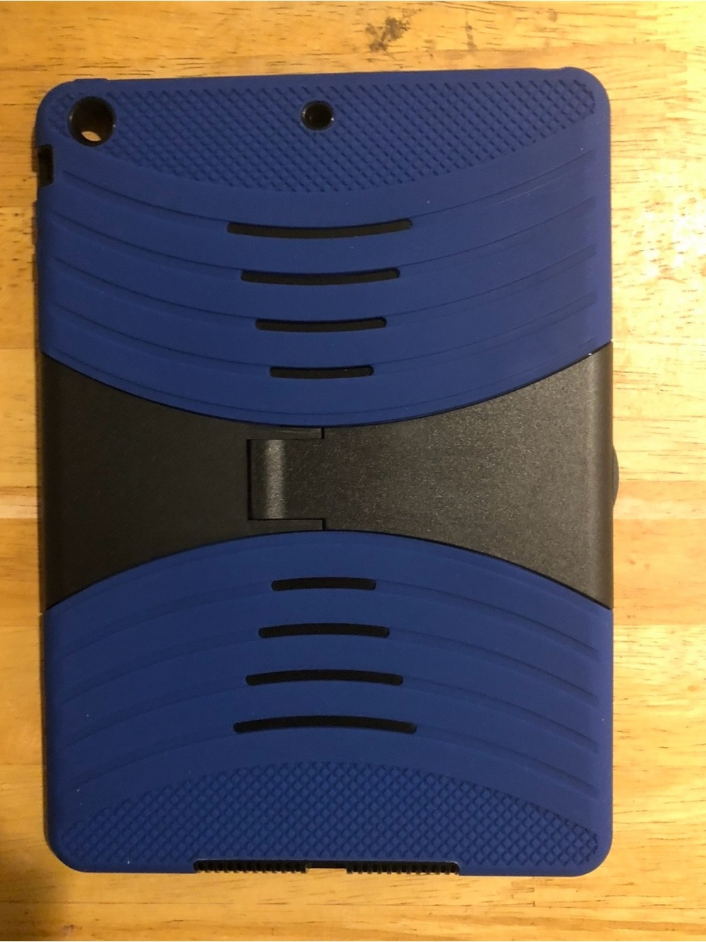 Rugged Blue Tablet Case with Built-in Stand